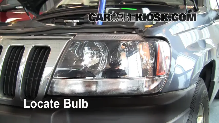 2003 Jeep Grand Cherokee Laredo 4.0L 6 Cyl. Lights Highbeam (replace bulb)
